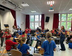 Das Orchester beim zweiten Schulkonzert am 07.05.24